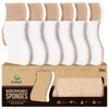 Isshah Natural Kitchen Scrub Sponges for Dishes - S-Shaped -