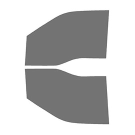 The Tint Effect Precut Window Tint Kit Compatible with Ford F-250 F-350 Super Duty Crew Cab (2017-2025)(Includes: Front Door Window precuts in 45%) Automotive Film