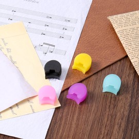 5 Pack Silicone Thumb Rest Cushion 5 Color Clarinet Thumb Rest Cushion Clarinet Mouthpiece Pad Soft Silicone Clarinets Oboe Thumbs Rubber Clarinets Finger Protectors for Most Clarinetss Instrument