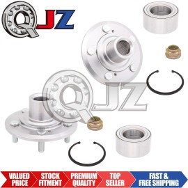 QJZ [2-Pack] BR930583K FRONT Wheel Hub and Bearing Kit for 2013-2016 Honda CR-V AWD