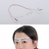 12 plantillas reutilizables para cejas, plantilla de cejas con banda