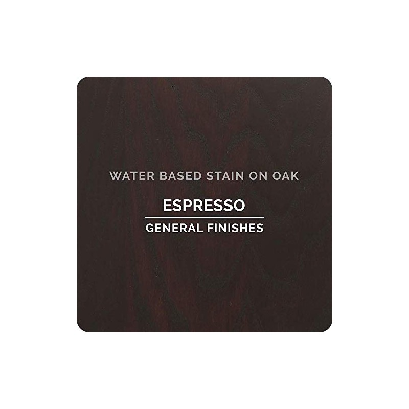 General Finishes Water Based Wood Stain, 1 Pint, Espresso