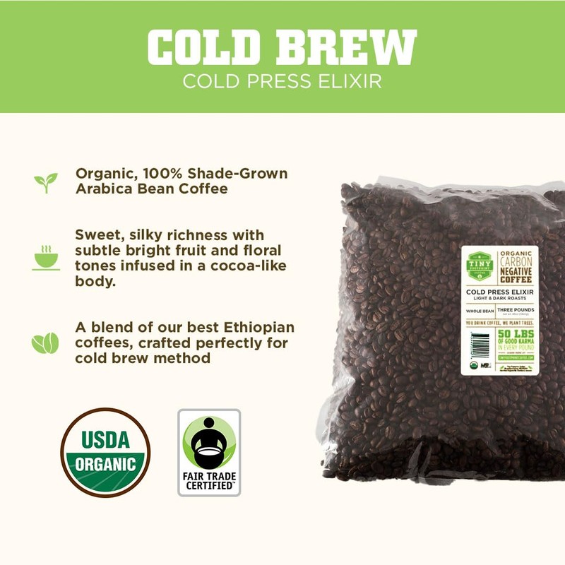 Tiny Footprint Coffee - Organic Cold Press Elixir Cold Brew
