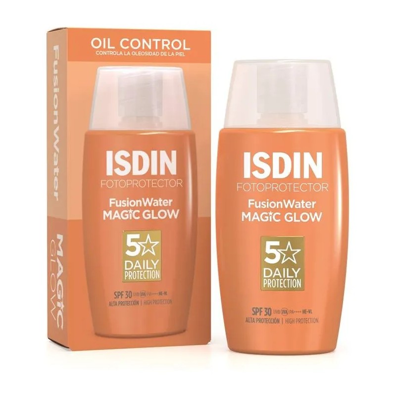 Isdin Fusion Water Magic Glow Crema Unidad 1 30 50