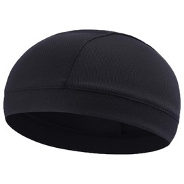 BODYRAISER Helmet Inner Cap, Under Cap, Heat Prevention, Goods, Helmet, Heat Prevention, Outdoor, Sweat Absorption, Heatstroke Prevention, Beanie Cap, Sweat Absorbent, Quick Drying, Cycling, Black