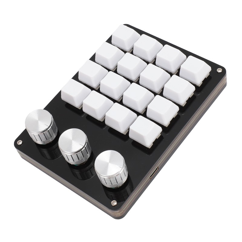 Mini 16 Key Keypad with 3 Knob Custom Programming Hot
