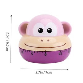 iplusmile 1Pc Unique Animal Shaped Kitchen Timer Creative Management Tool for Cooking Easy to Use for Friends and Family