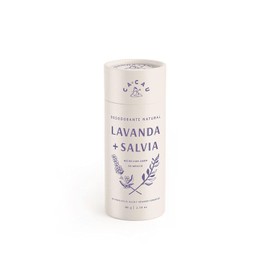 CACAU NATURALS | Desodorante Natural | Lavanda + Salvia | Vegano - Sin Aluminio - Sin Toxinas | 48 Hora de Protección | Edición de Viaje 40g