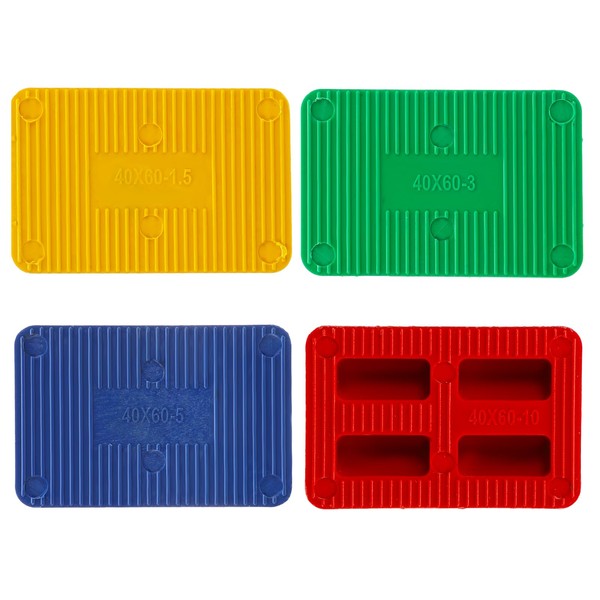 40pcs Shims Plastic Shims For Leveling Tile Spacers Flat Furniture