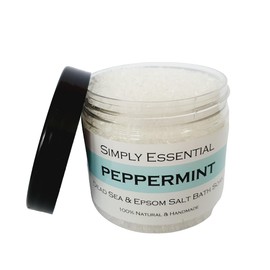 Simply Essential Peppermint Dead Sea & Epsom Bath Salts Body & Foot soak 225g