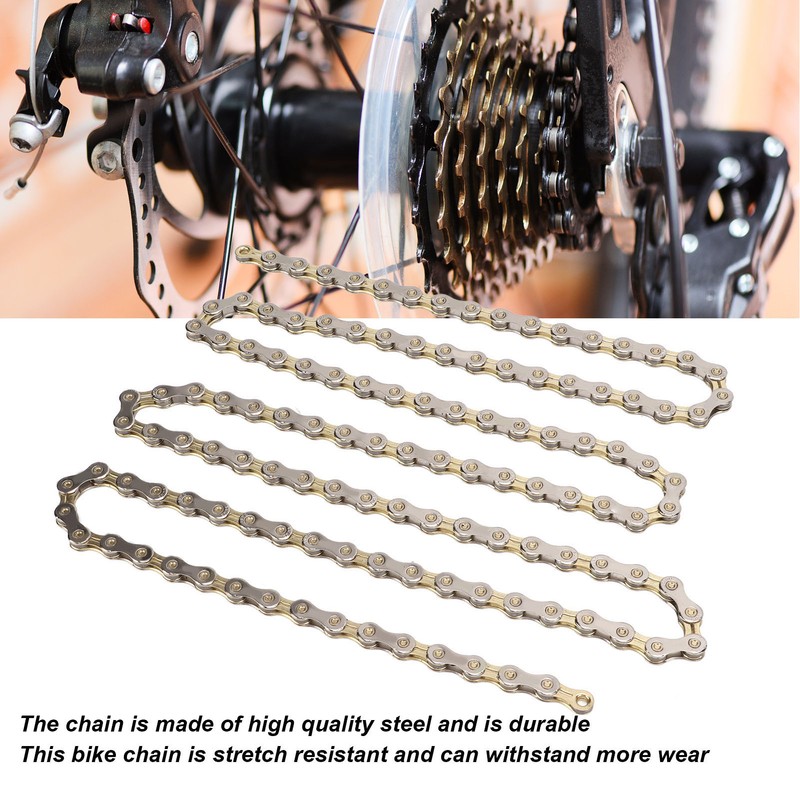 Mountain Bike Road Bicycle Chain 13 Speed 126 Links Bicycle