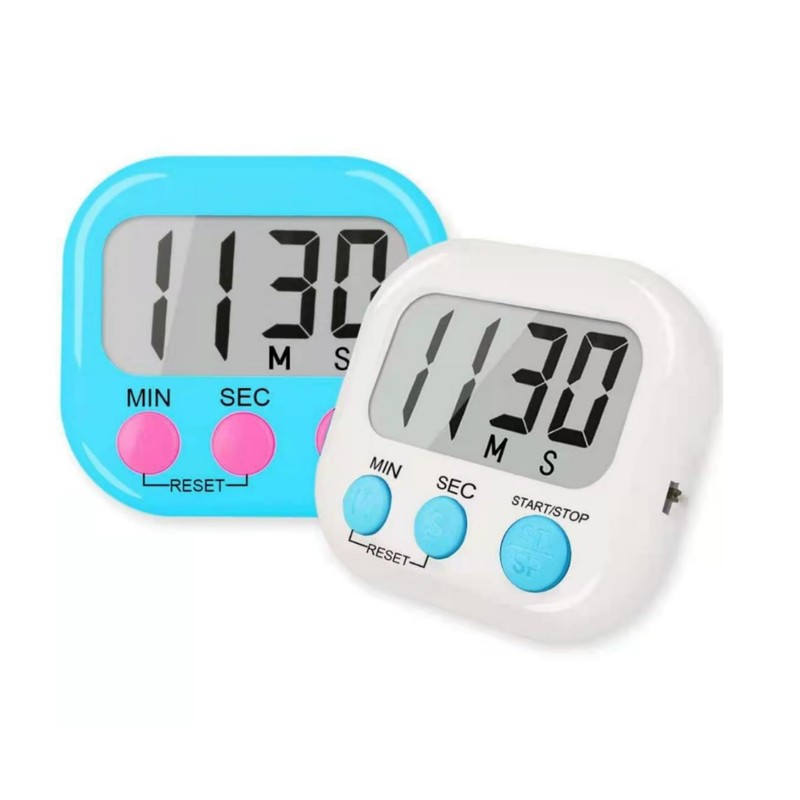 Multi-functional Digital Kitchen Timer - ABS material, loud alarm, large