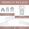 NITIME 9 Set Hurricane Glass Candle Holders for Taper Candles,