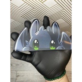 How to Train your Dragon Toothless & Light Fury 3D Lenticular Motion Car Sticker