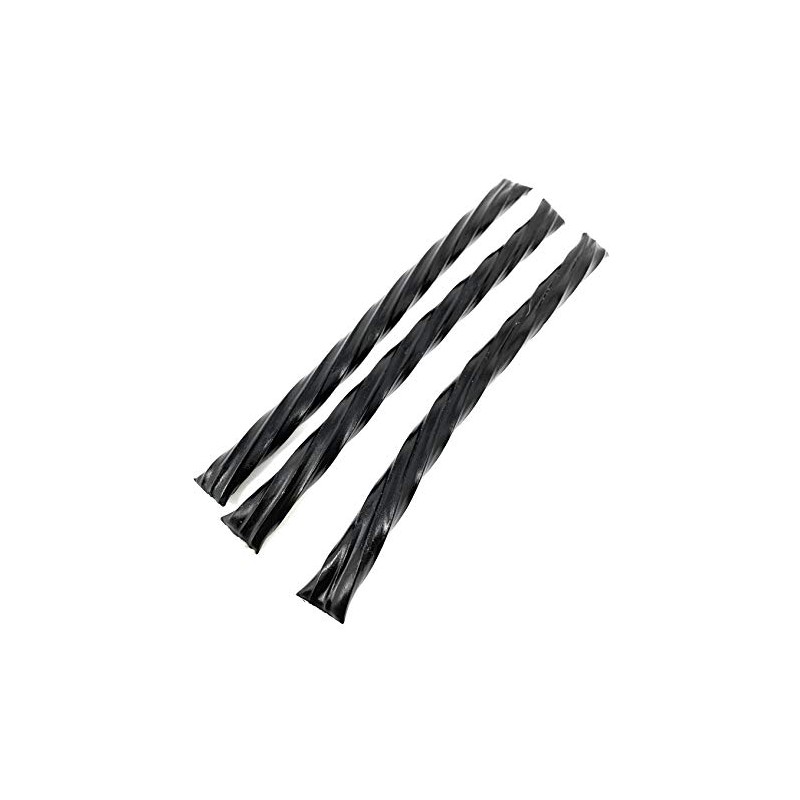 Tortigloni Chewy Black Licorice Long Stick Cut w/ 3x Licorice