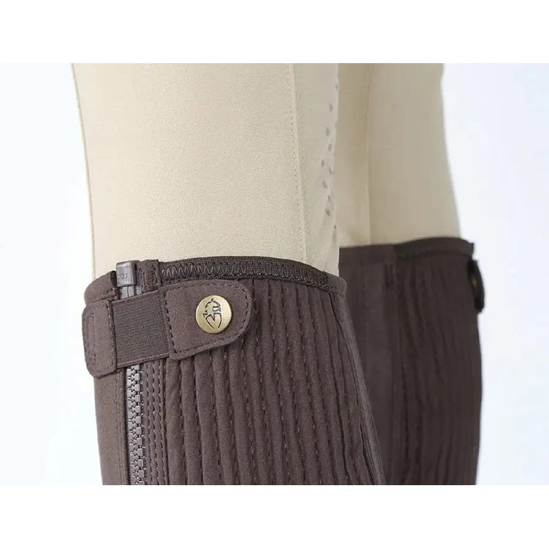 Shires Moretta Childs Amara Suede Half Chaps in Black -