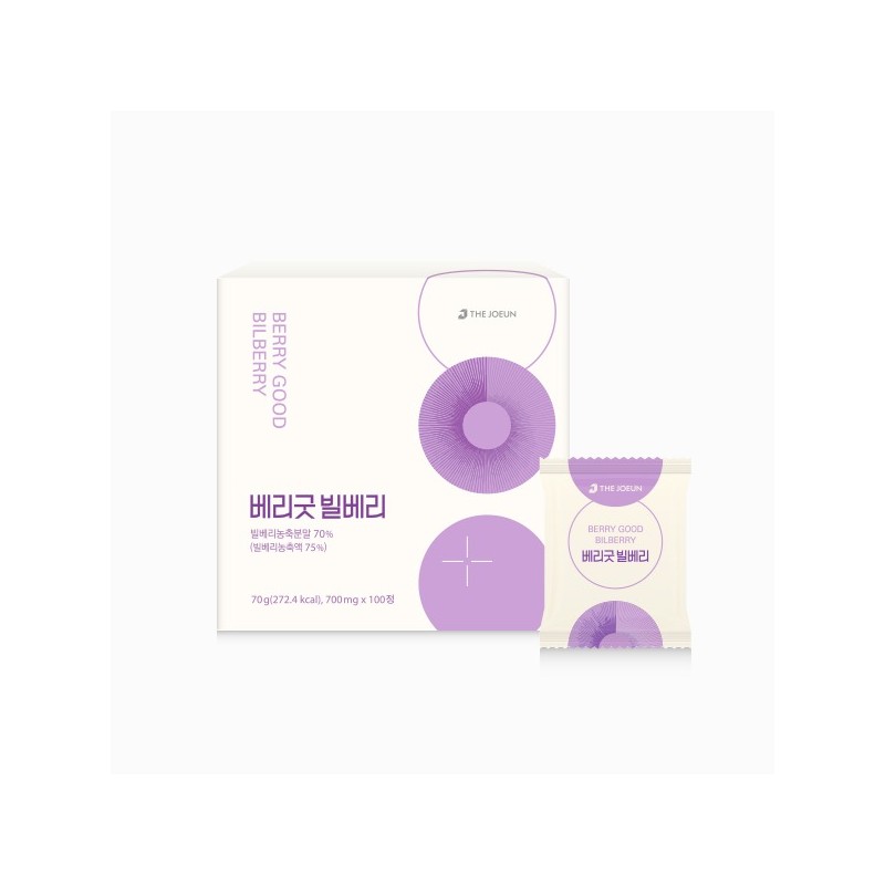 Better Berry Good Bilberry 100 Tablets Wild Bilberry / 더좋은