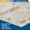 Yipscazo 1 Sheet Peel and Stick Stone Metal Tile Backsplash,