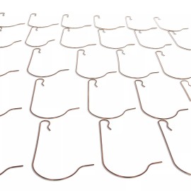 BESTPYSANKY 30 Heavy Duty Copper Tone Christmas Ornaments Hooks 2.4 Inches