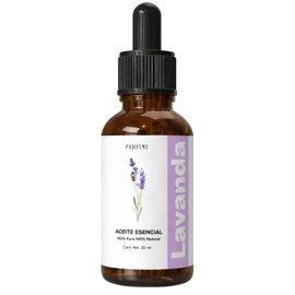 Aceite Esencial de Lavanda. - 20 ml - Aroma Puro y Natural - Perfecto para Aromaterapia, Masajes y Cuidado Personal - Esencia de Lavanda - PadifyMX
