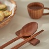 Decoview Natural Wood Spoon Rest, Wave Type 4P / 데코뷰