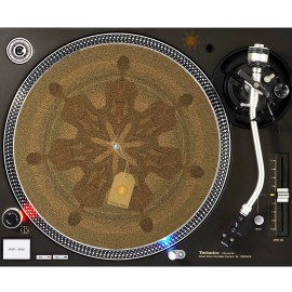 For Technics, For American DJ, For Denon, For Pioneer, For Realistic Meditation CORK Slipmat Turntable 12" for DJ Vinyl LP Audiophile