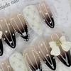Dot Embo Handmade Nail Tips - Oval XL / 도트엠보