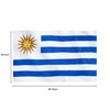 Runesol Uruguay Flag, 91x152cm, 3ft x 5ft, 4 Grommets, Eyelet