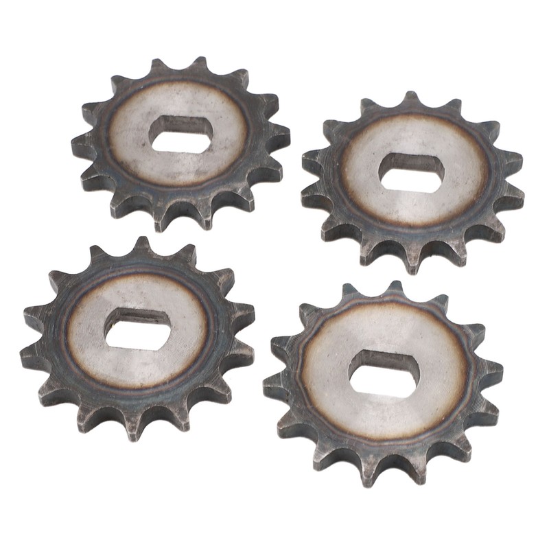 4Pcs 428 14T Chain Sprocket 12x17mm H Hole Steel Electric