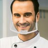 Mipcase 20pcs Transparent Cooking Mouth Mask Lightweight Clear Face Cover