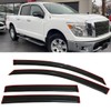 JUMBOMOTOR IN-CHANNEL Window Visors Sun Vent Rain Guard Fit Nissan