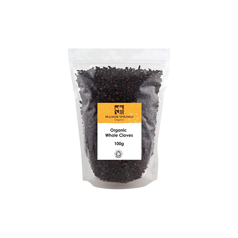Organic Whole Cloves 100g by Manor Springs Organic