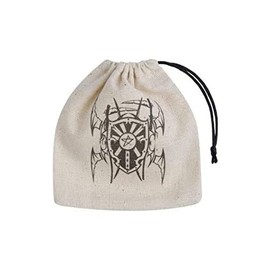 Q Workshop BVAM141 Vampire Beige & Nero Basic Dice Bag Beige, Nero