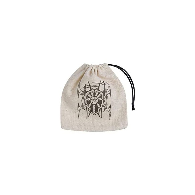 Q Workshop BVAM141 Vampire Beige & Nero Basic Dice Bag