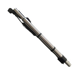 Wessel-Werk Telescopic Central Vacuum Wand with Cord Management, Stainless Steel Construction, Compatible with Electric Powerheads and Standard Gas Pump-Style Hose Handles (Exposed Integrated Wiring)