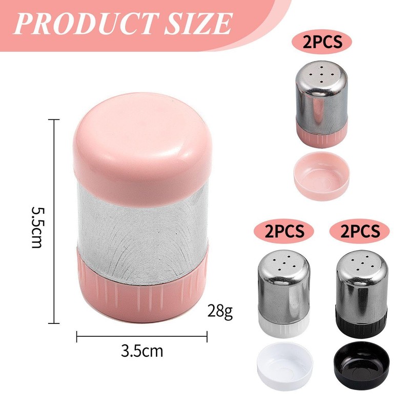 6 Pieces Stainless Steel Seasoning Bottles, Kitchen Utensils, Small Seasoning