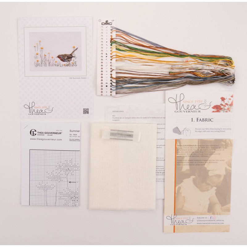 Thea Gouverneur - Kit de punto de cruz contado -