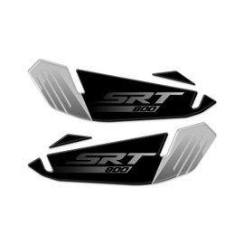 3D Resin Hand Guards Compatible with QJ Motor SRT 800 2023 On APA-FM-002 (Grey)