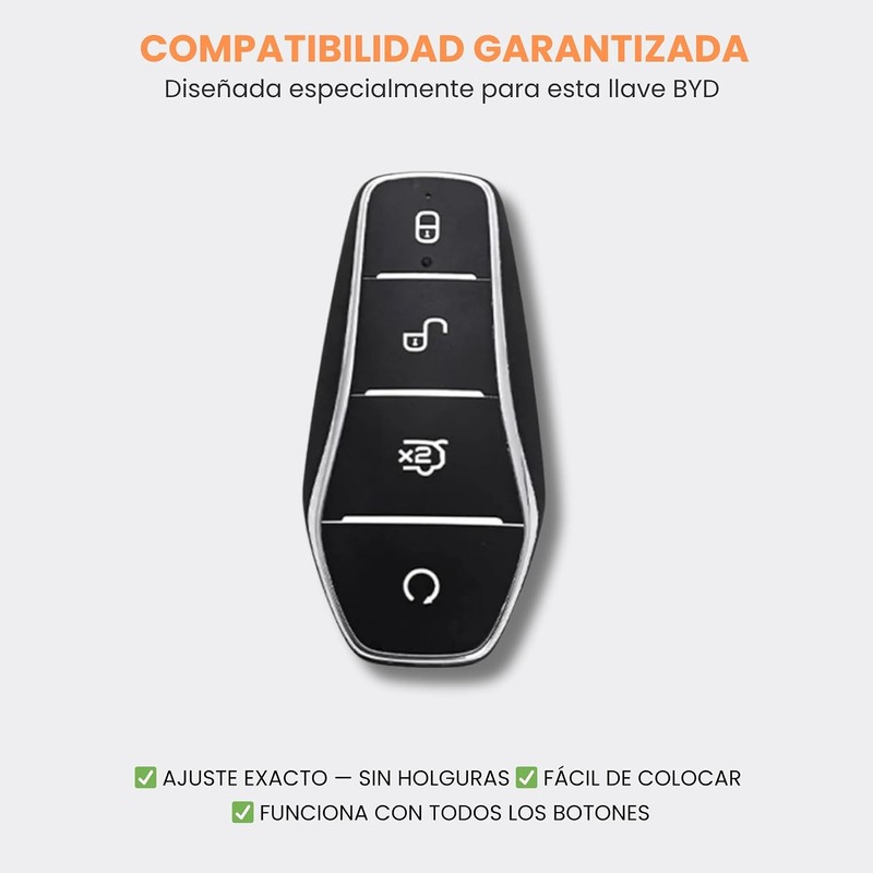 Funda para Llave BYD - Protector de Llave Compatible con