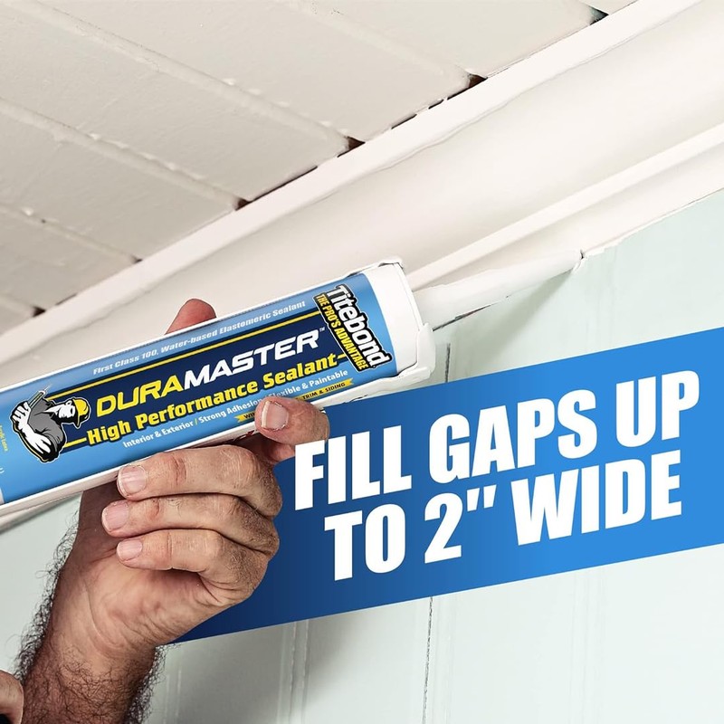Titebond DuraMaster Sealant, Dark Bronze – Multi-Surface Construction Sealant, Strong