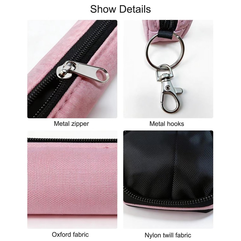 Meiiy Chapstick Holder Lip Balm Sleeve Pouch Lipstick Holder Bag