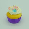 Huaswan Purple Foil Cupcake Liners Mini Paper Baking Cups for