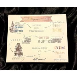 Purity New Purity Home Earth Friendly Fresh Ivory 3 Piece Twin Sheet Set Percale Cotton