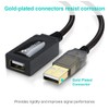 BlueRigger USB Extension Cable (32FT/10M, Long Active USB2.0 Extender, Male