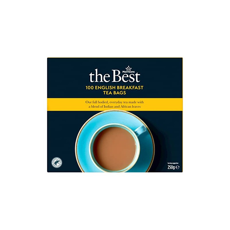 Morrisons The Best English Breakfast Tea Bags 100 Pack 250g