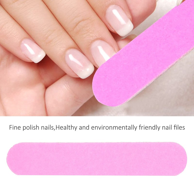 Limas de uñas desechables, 100 archivos de uñas desechables Limas