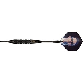 UNICORN World Champion Dartpfeile weiche Spitze 4076 Phil Taylor Dartpfeil aus Messing schwarz schwarz 16g