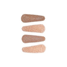 Teddy clip set Josy strawberry ganache/sahara