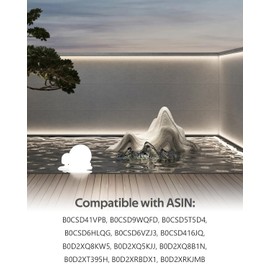 Dimmer Controller for Single Color Samsion AC 110V-130V Outdoor COB LED Rope Lights, LED Light Remote Replacement Compatible with B0CSD41VPB B0CSD9WQFD B0CSD6VZJ3 B0CSD6HLQG (Rope Light Not Included)