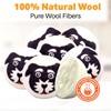 Wool Dryer Balls Organic Felt 6 Pack Laundry Fabric Softener,